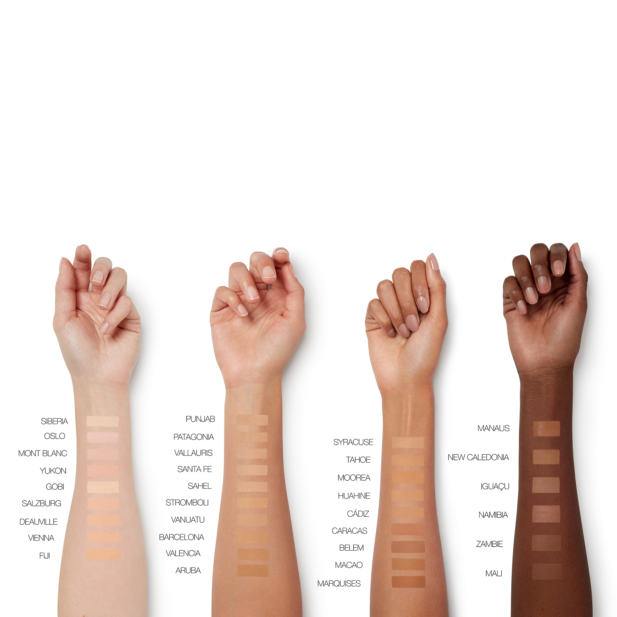 Nars sheer glow foundation shades discount
